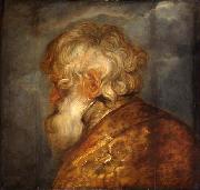 Anthony Van Dyck Studienkopf eines alten Mannes oil on canvas